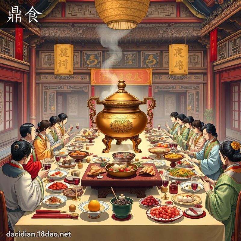 鼎食 - 国语大辞典配图