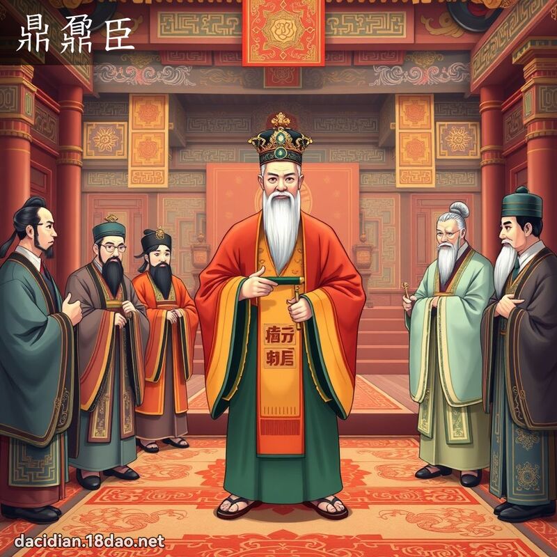 鼎鼐臣 - 国语大辞典配图
