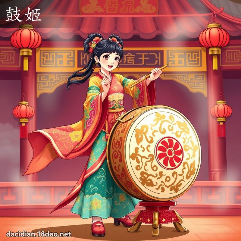 鼓姬 - 國語大辭典配圖