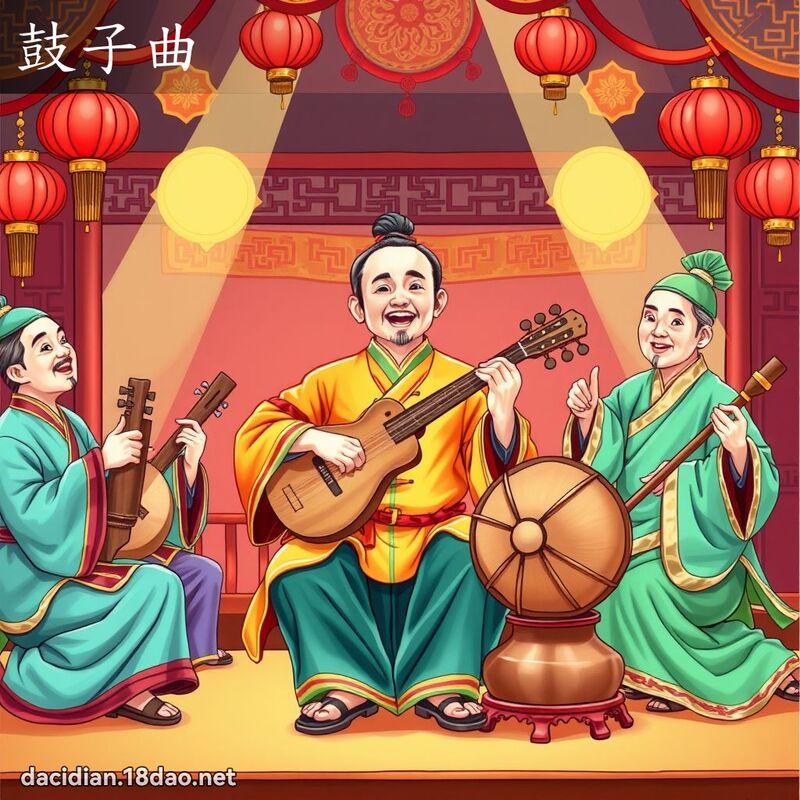 鼓子曲 - 國語大辭典配圖