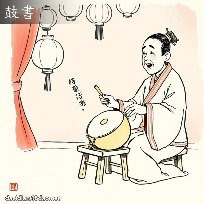 鼓書 - 國語大辭典配圖