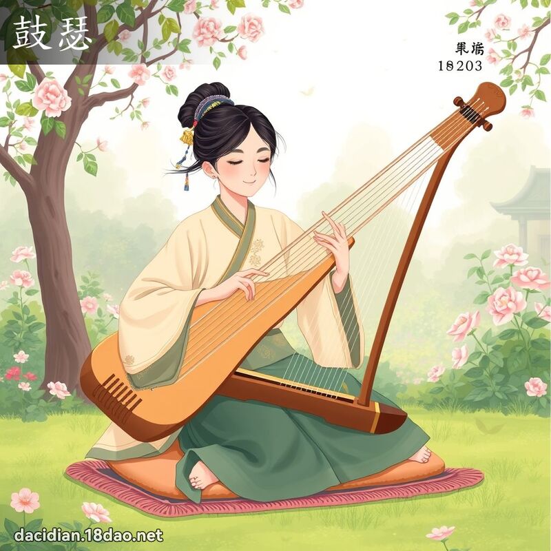 鼓瑟 - 国语大辞典配图