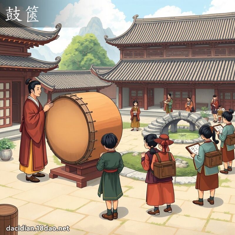 鼓篋 - 国语大辞典配图