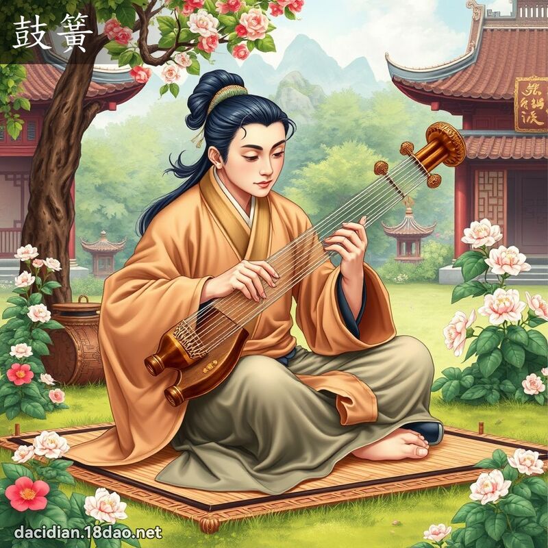 鼓簧 - 国语大辞典配图