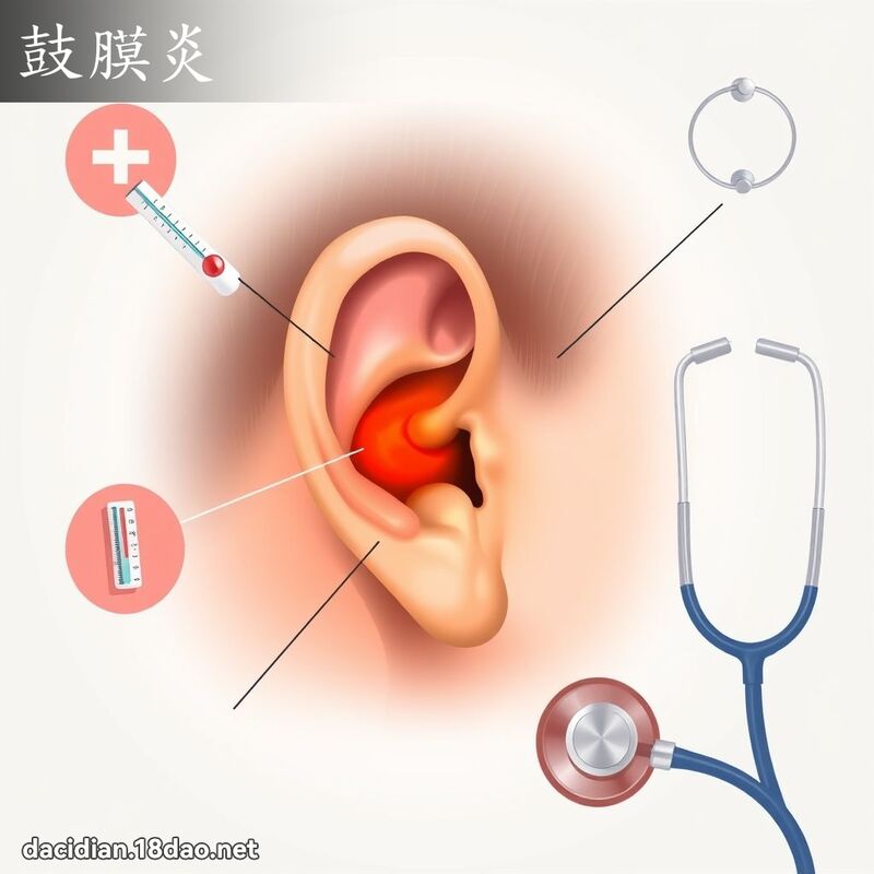 鼓膜炎 - 國語大辭典配圖