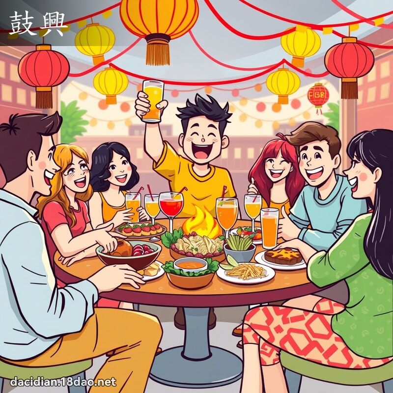 鼓興 - 國語大辭典配圖