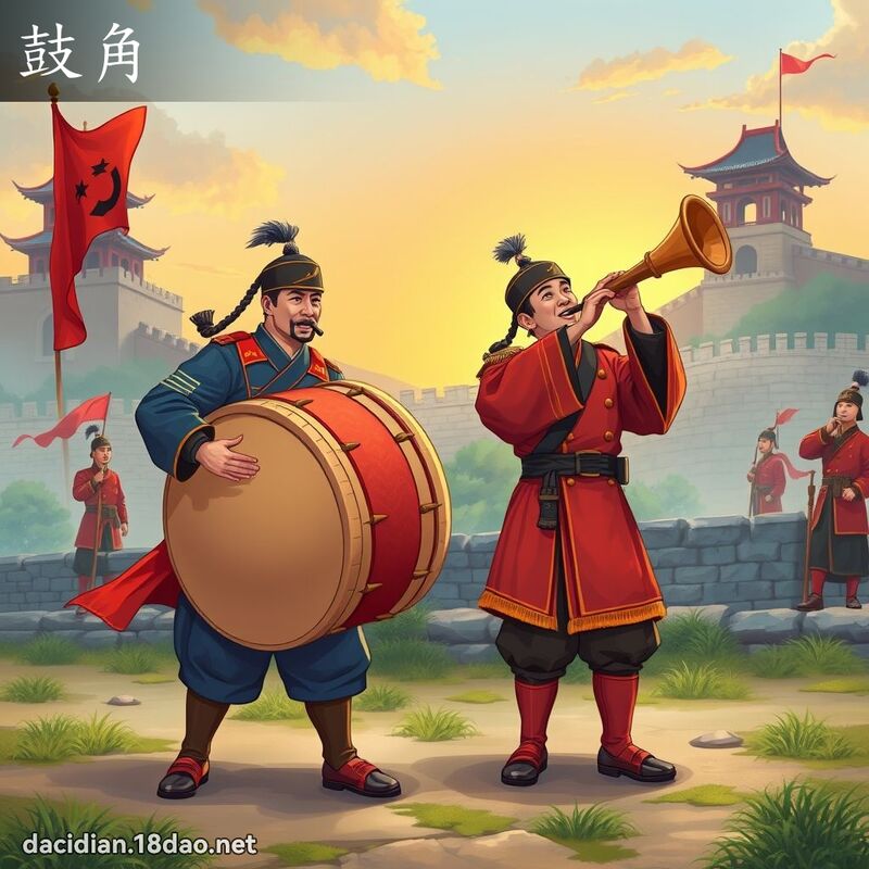 鼓角 - 國語大辭典配圖