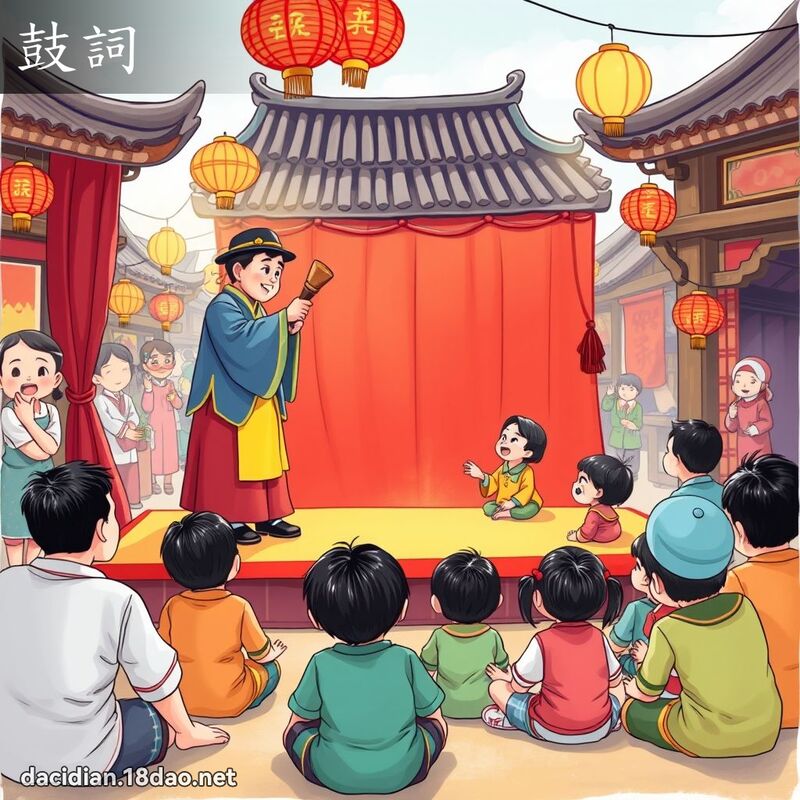 鼓詞 - 國語大辭典配圖