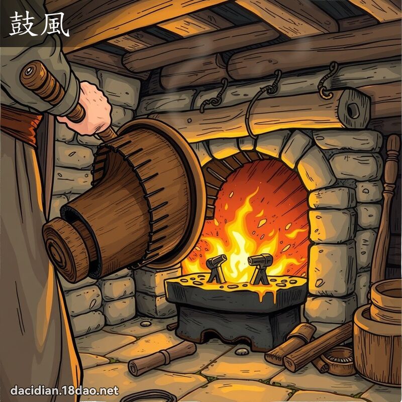 鼓風 - 國語大辭典配圖