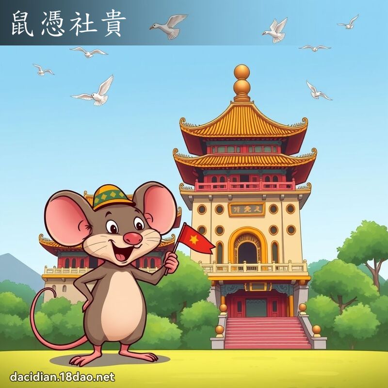 鼠凭社贵 - 国语大辞典配图