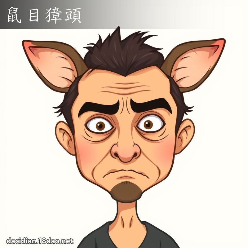 鼠目獐頭 - 國語大辭典配圖