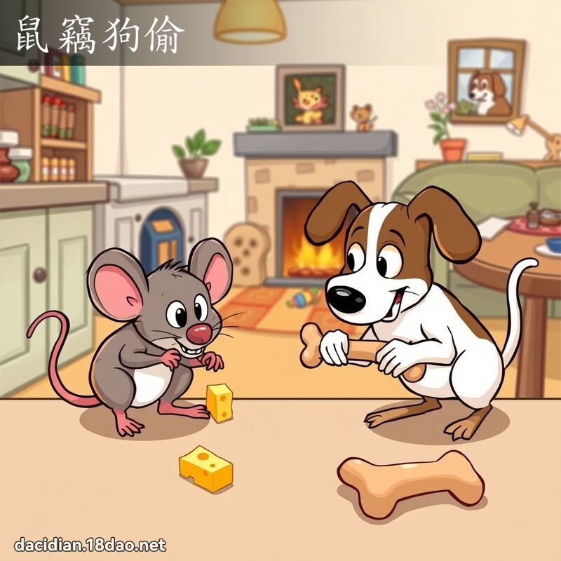 鼠竊狗偷 - 國語大辭典配圖