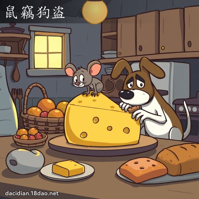 鼠窃狗盗 - 国语大辞典配图