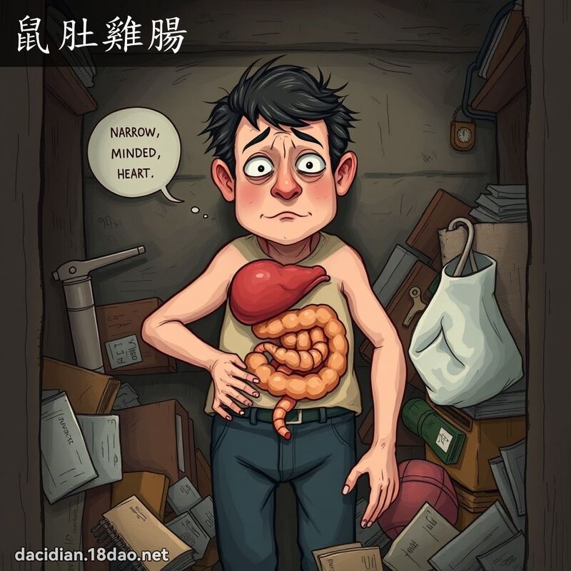 鼠肚雞腸 - 國語大辭典配圖