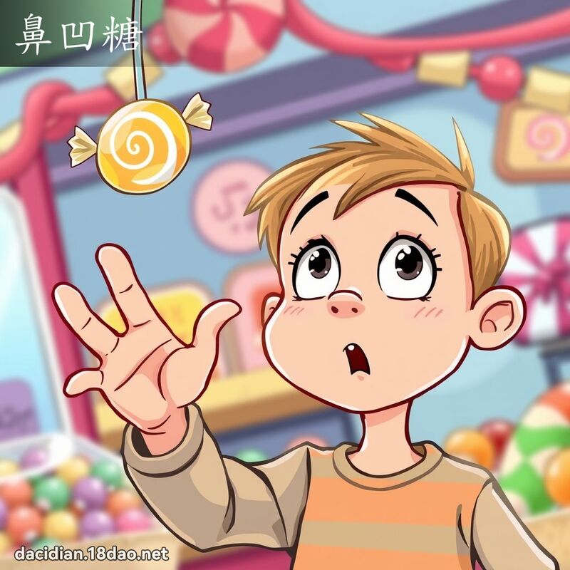 鼻凹糖 - 國語大辭典配圖