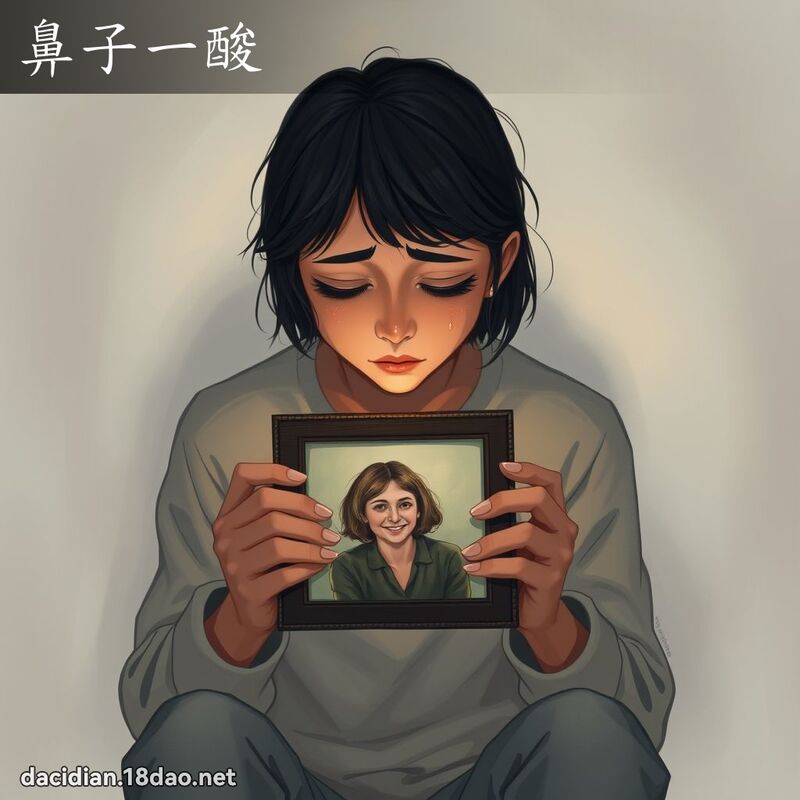 鼻子一酸 - 國語大辭典配圖