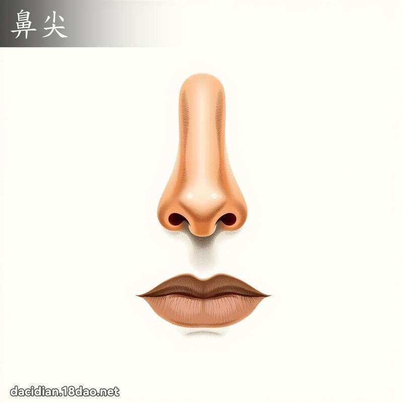 鼻尖 - 國語大辭典配圖