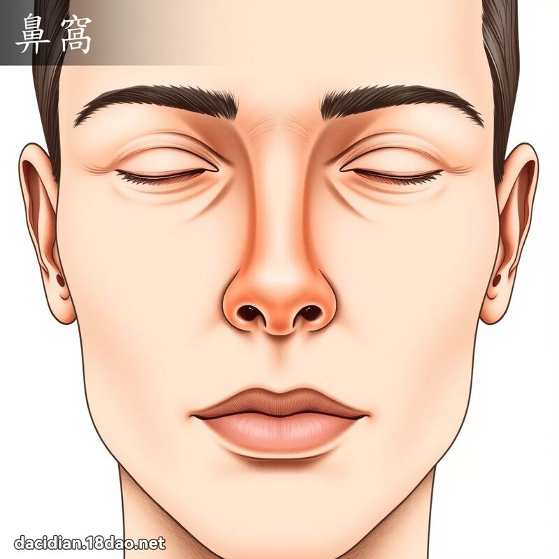 鼻窩 - 國語大辭典配圖
