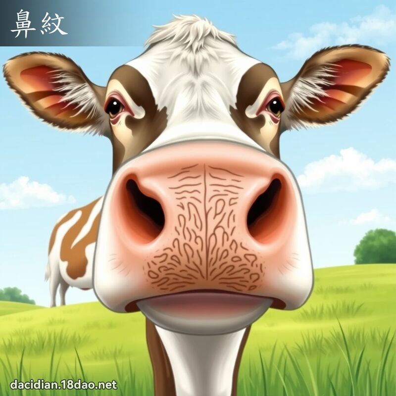 鼻纹 - 国语大辞典配图