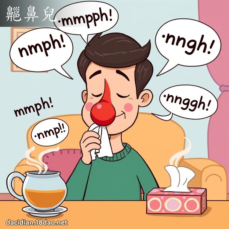 齆鼻兒 - 國語大辭典配圖