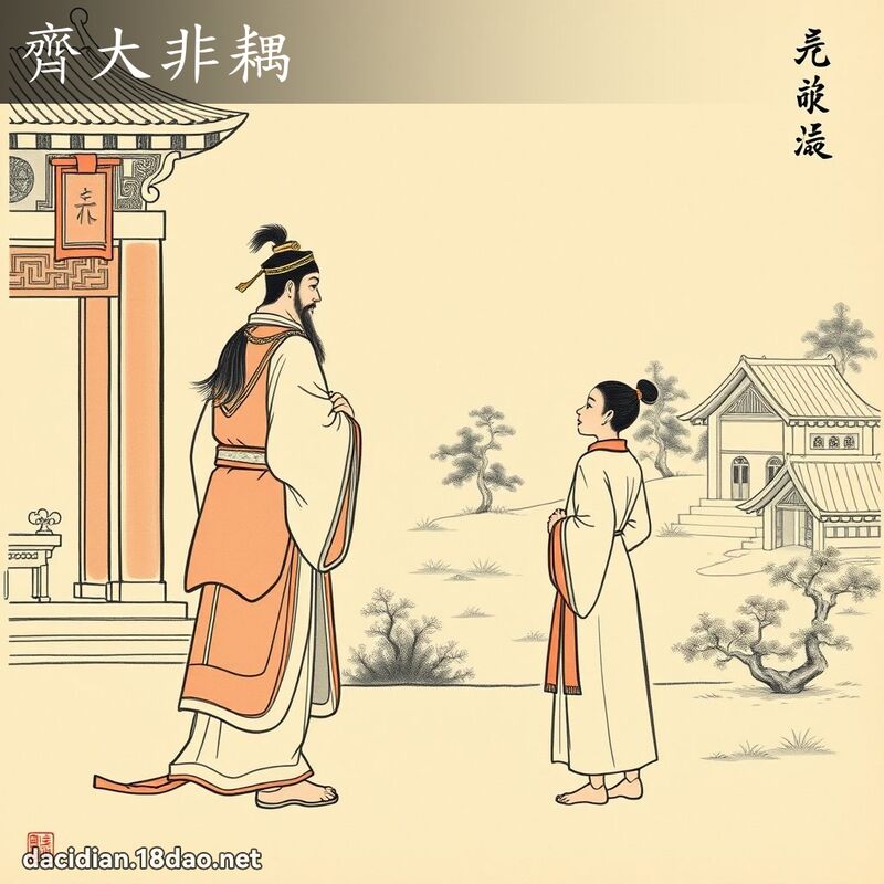 齊大非耦 - 國語大辭典配圖