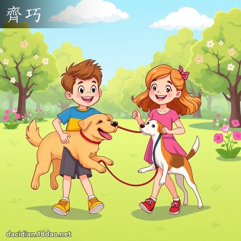 齊巧 - 國語大辭典配圖