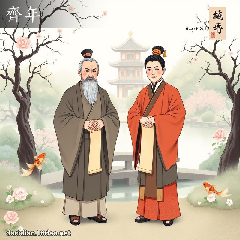 齊年 - 國語大辭典配圖