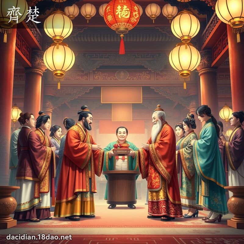 齊楚 - 國語大辭典配圖