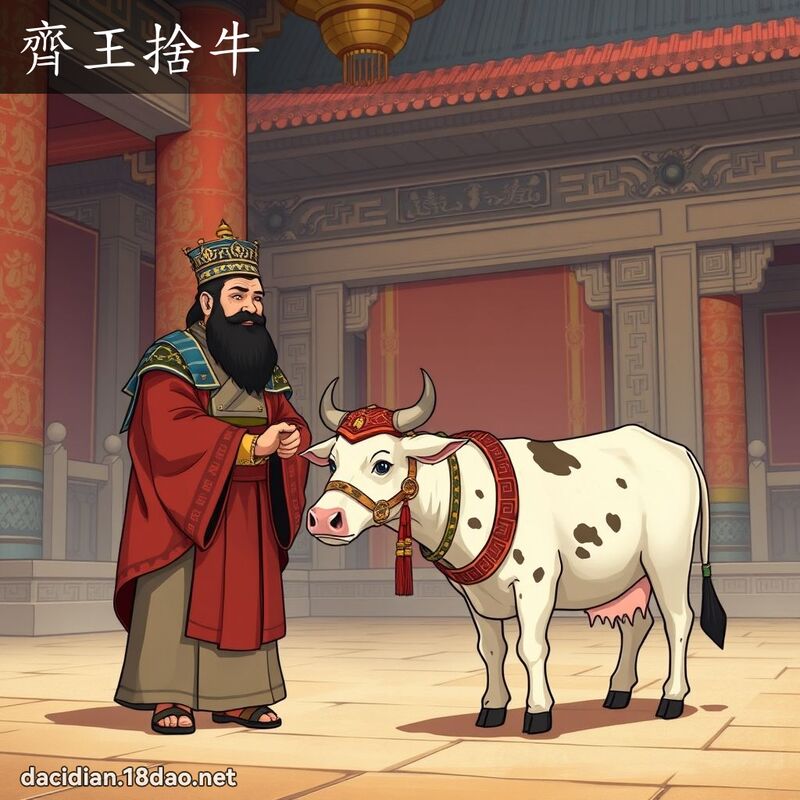 齊王捨牛 - 國語大辭典配圖
