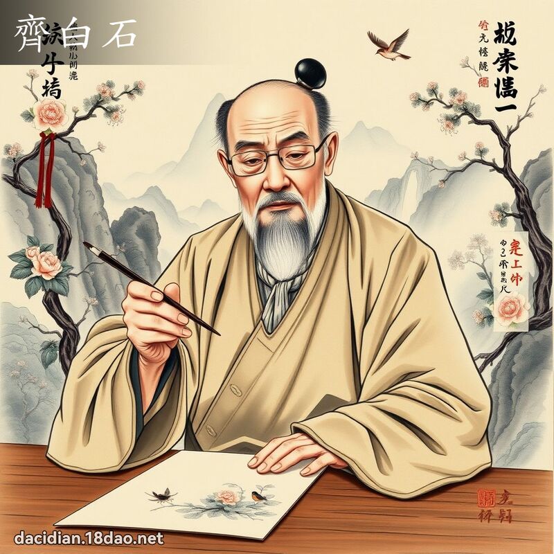 齐白石 - 国语大辞典配图