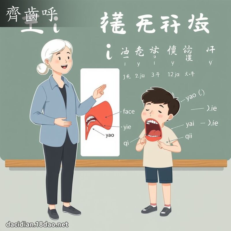齊齒呼 - 國語大辭典配圖