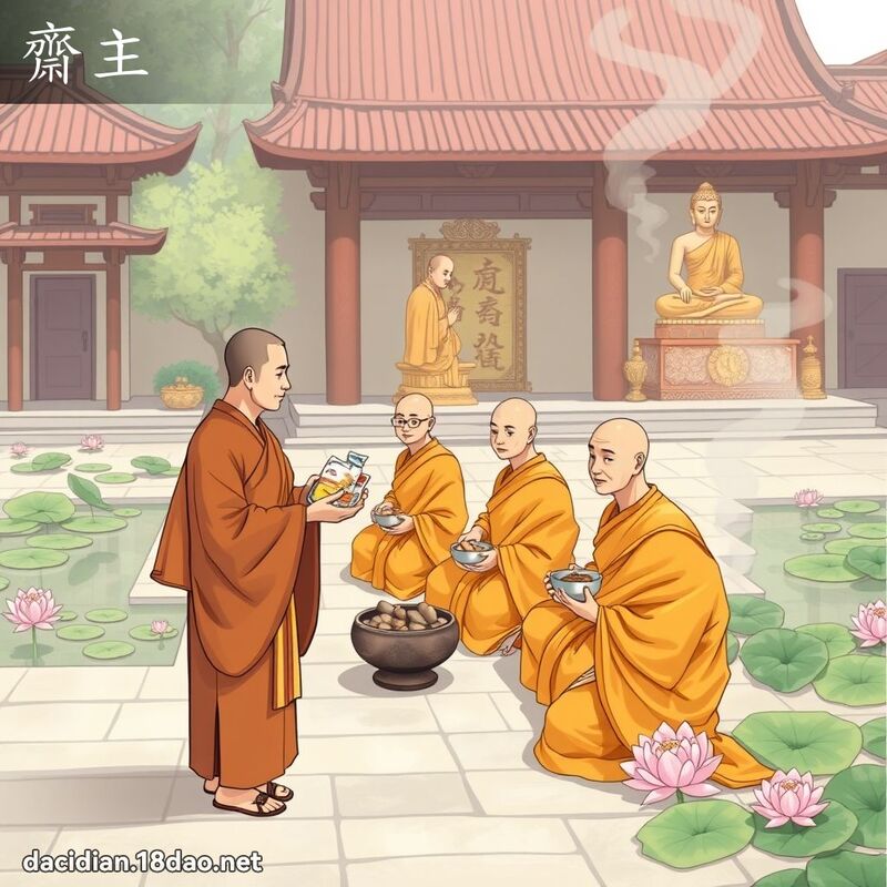 齋主 - 國語大辭典配圖