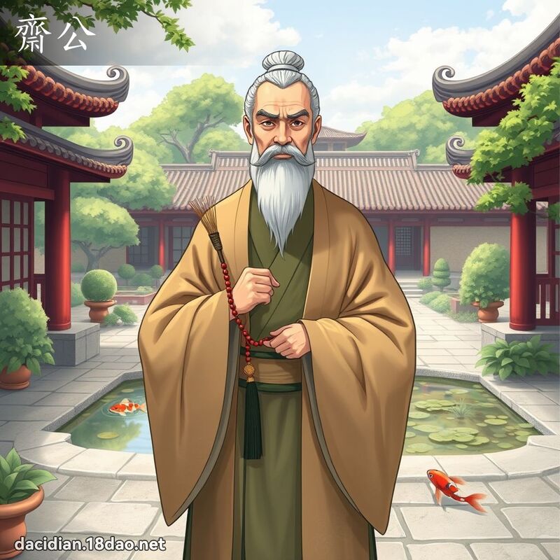 齋公 - 國語大辭典配圖