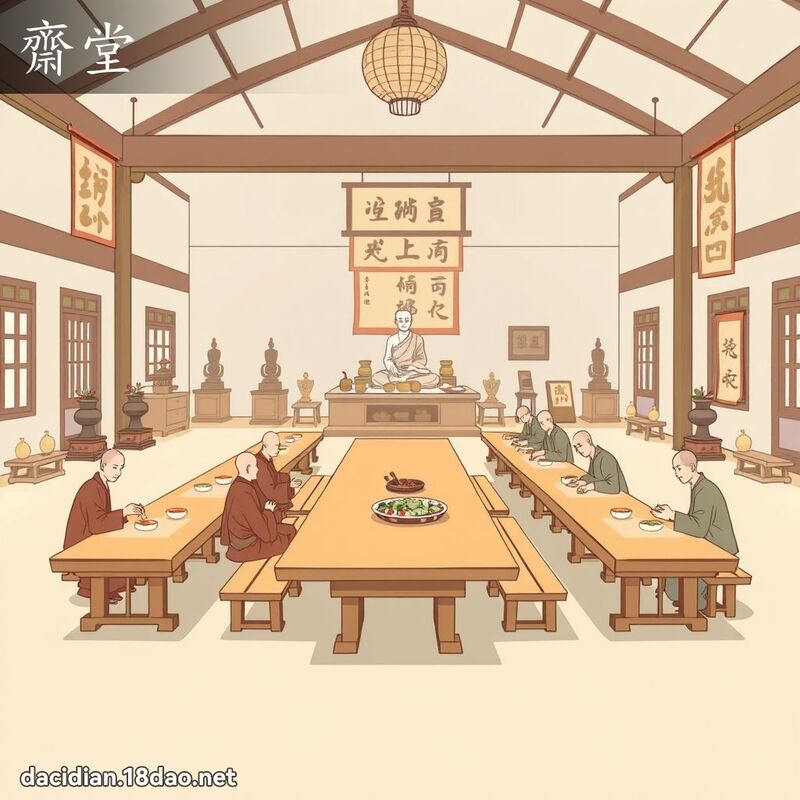 斋堂 - 国语大辞典配图