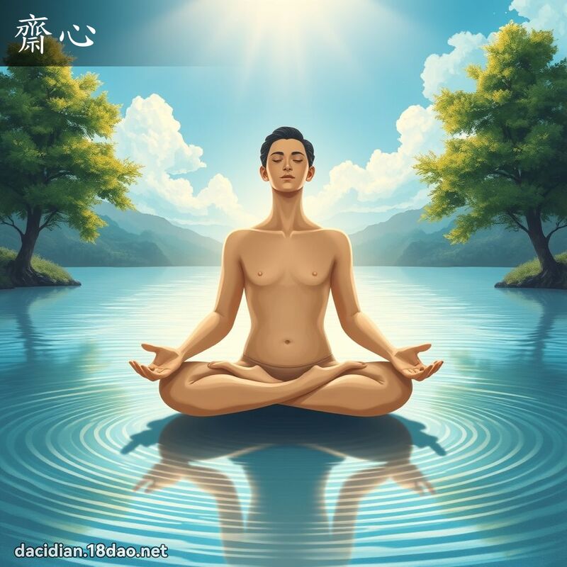 齋心 - 國語大辭典配圖