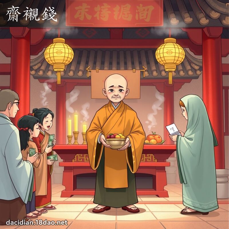 齋襯錢 - 國語大辭典配圖