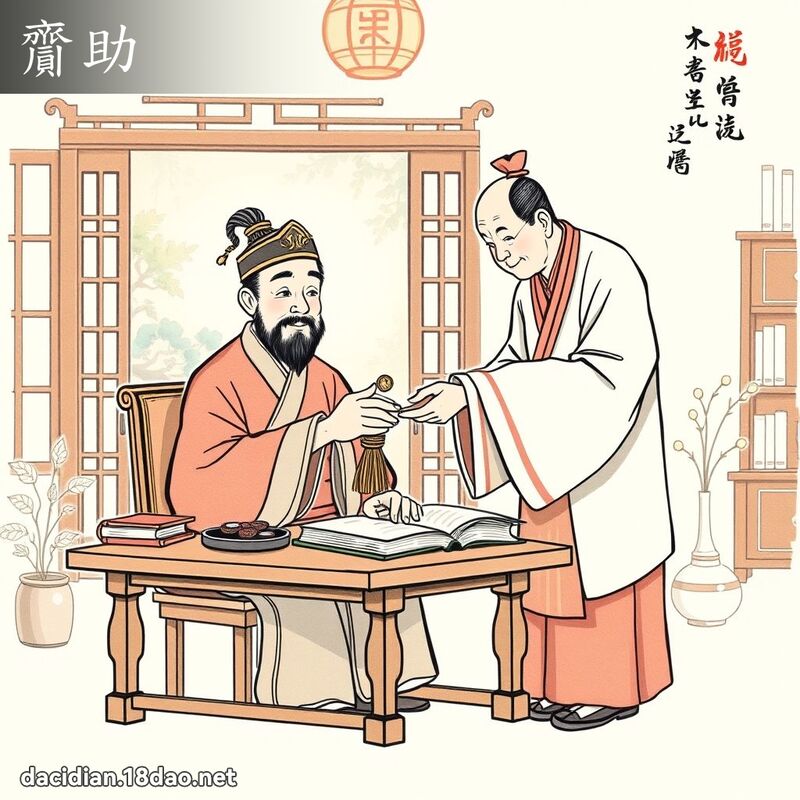 齎助 - 國語大辭典配圖