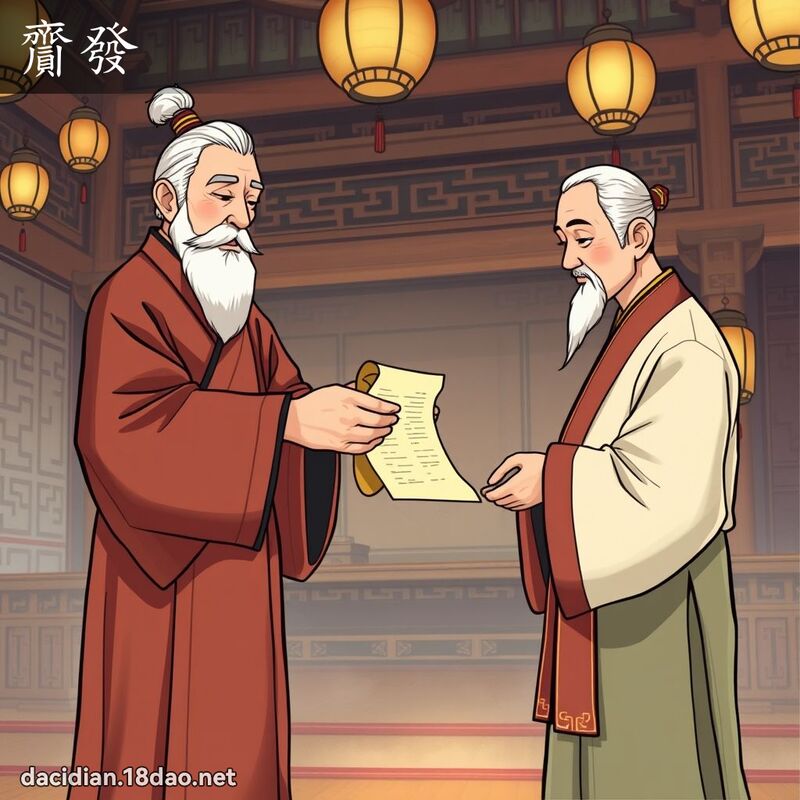 齎发 - 国语大辞典配图