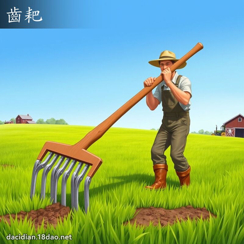 齿耙 - 国语大辞典配图