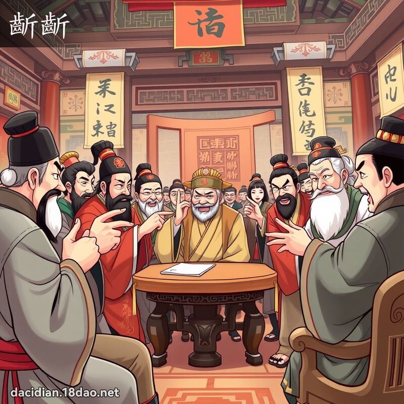 齗齗 - 國語大辭典配圖