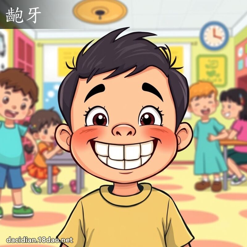 齙牙 - 國語大辭典配圖
