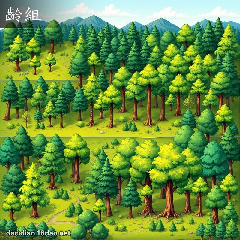 龄组 - 国语大辞典配图