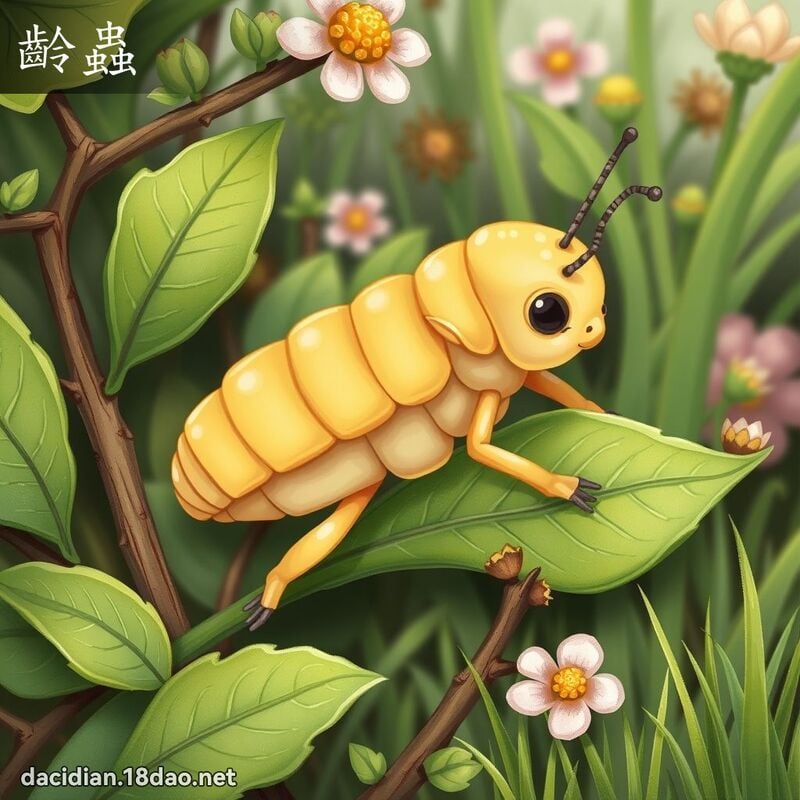 齡蟲 - 國語大辭典配圖