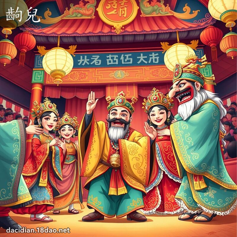 齣儿 - 国语大辞典配图