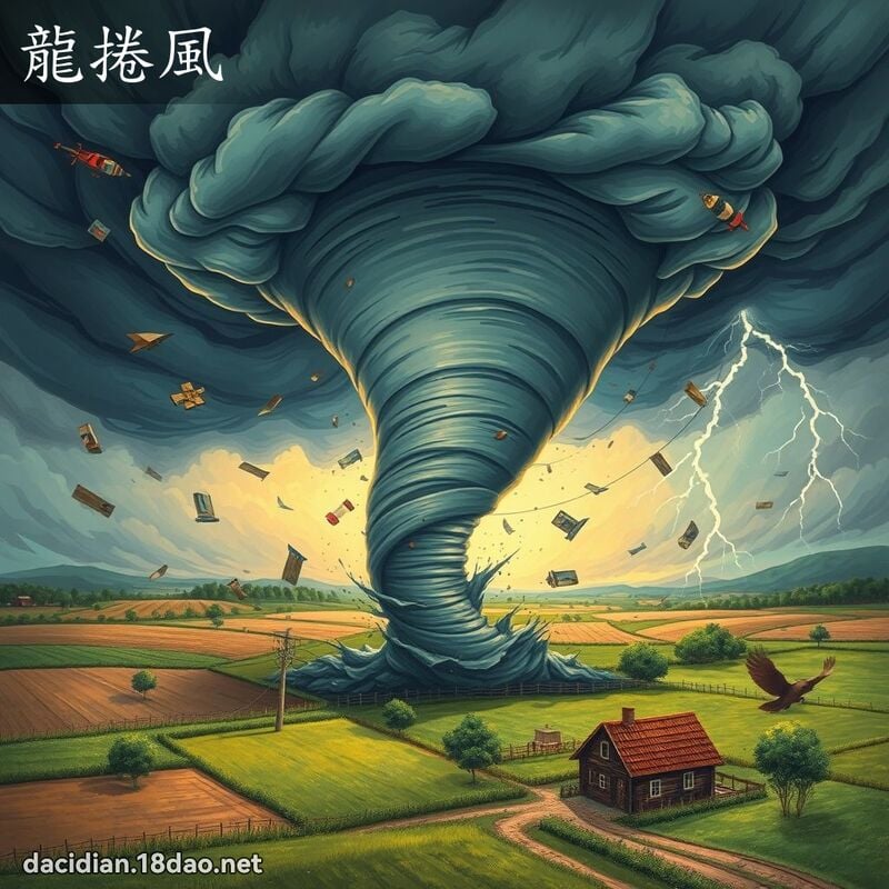 龍捲風 - 國語大辭典配圖