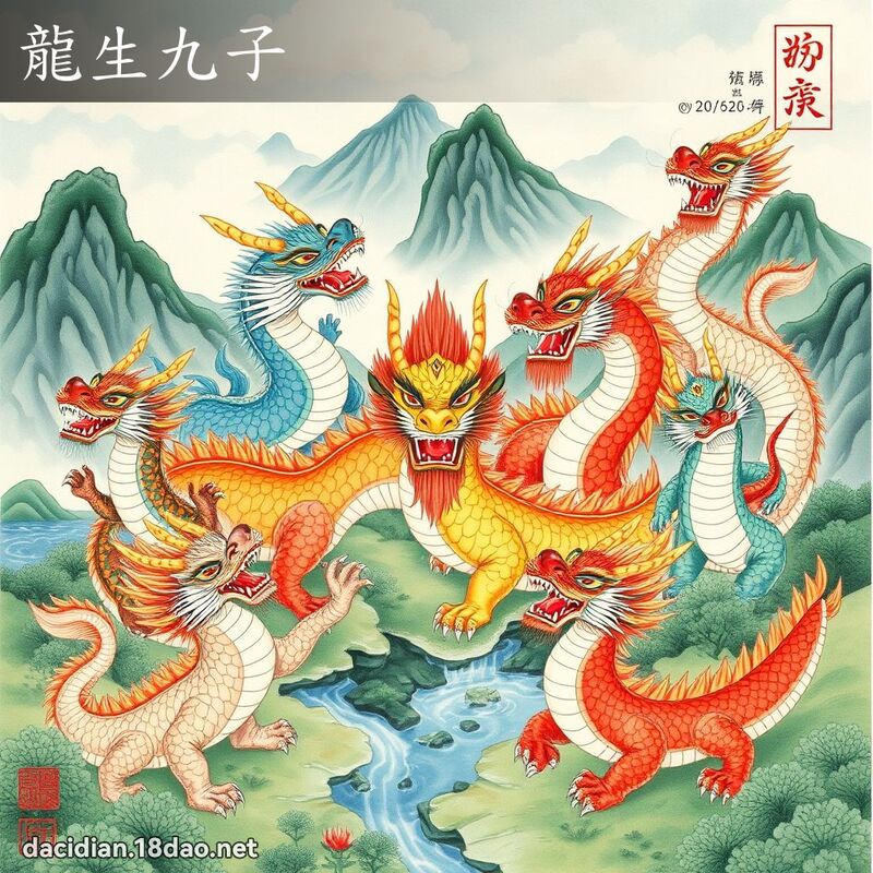龍生九子 - 國語大辭典配圖