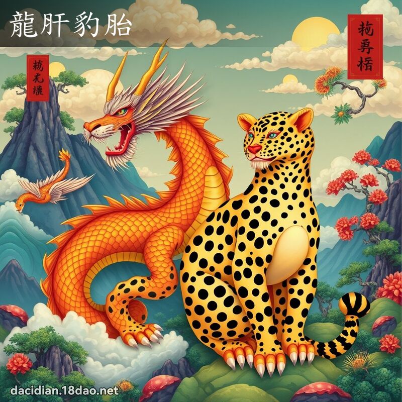龍肝豹胎 - 國語大辭典配圖
