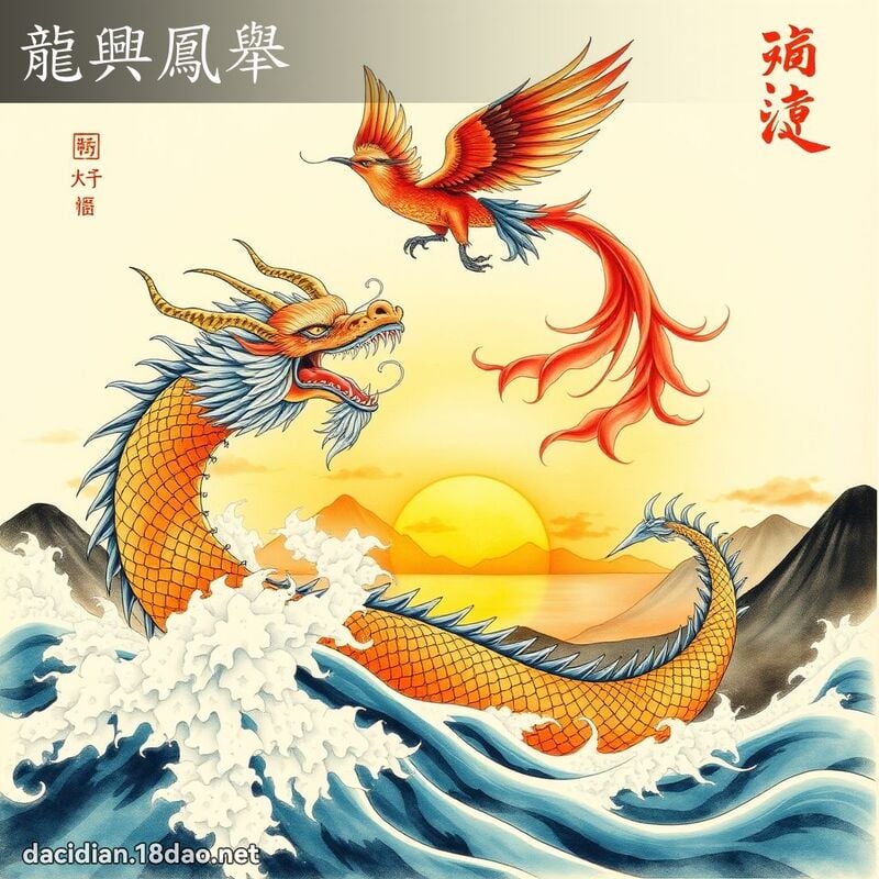 龍興鳳舉 - 國語大辭典配圖