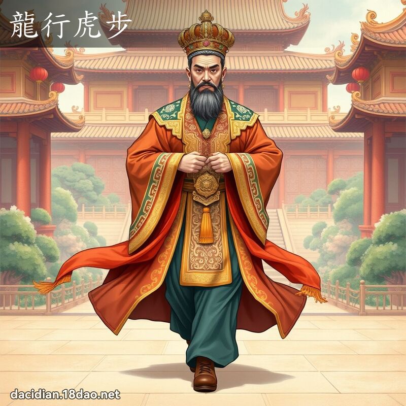 龍行虎步 - 國語大辭典配圖