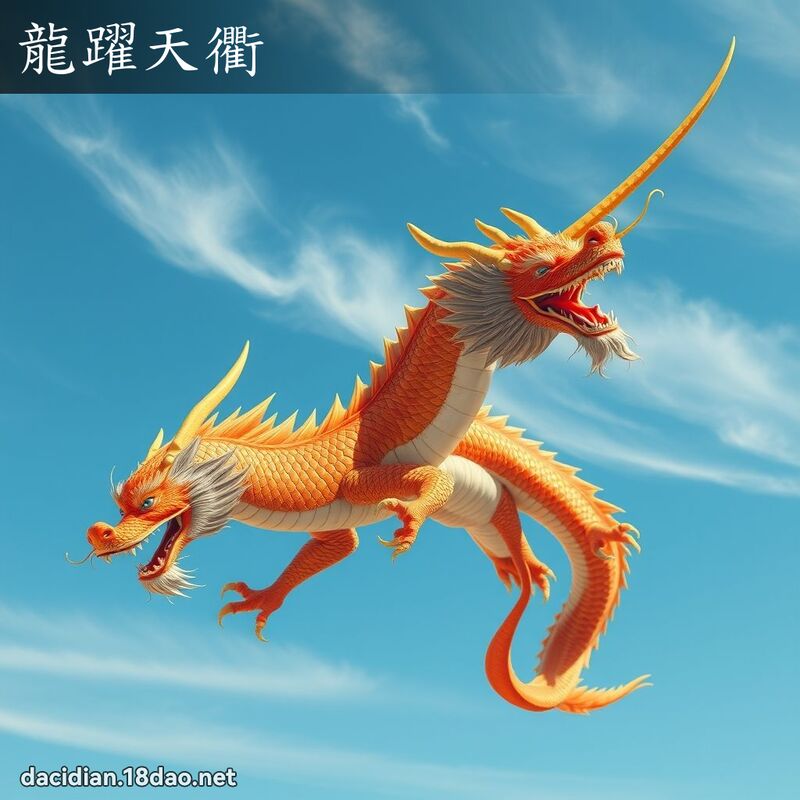 龍躍天衢 - 國語大辭典配圖